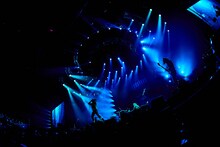 MAN WITH A MISSION「Merry-Go-Round Tour 2021」神奈川・横浜アリーナ公演の様子。（Photo by Daisuke Sakai）