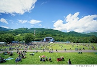 「FUJI ROCK FESTIVAL'21」GREEN STAGEの風景。