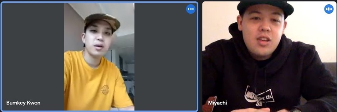 BUMKEYとMIYACHI。