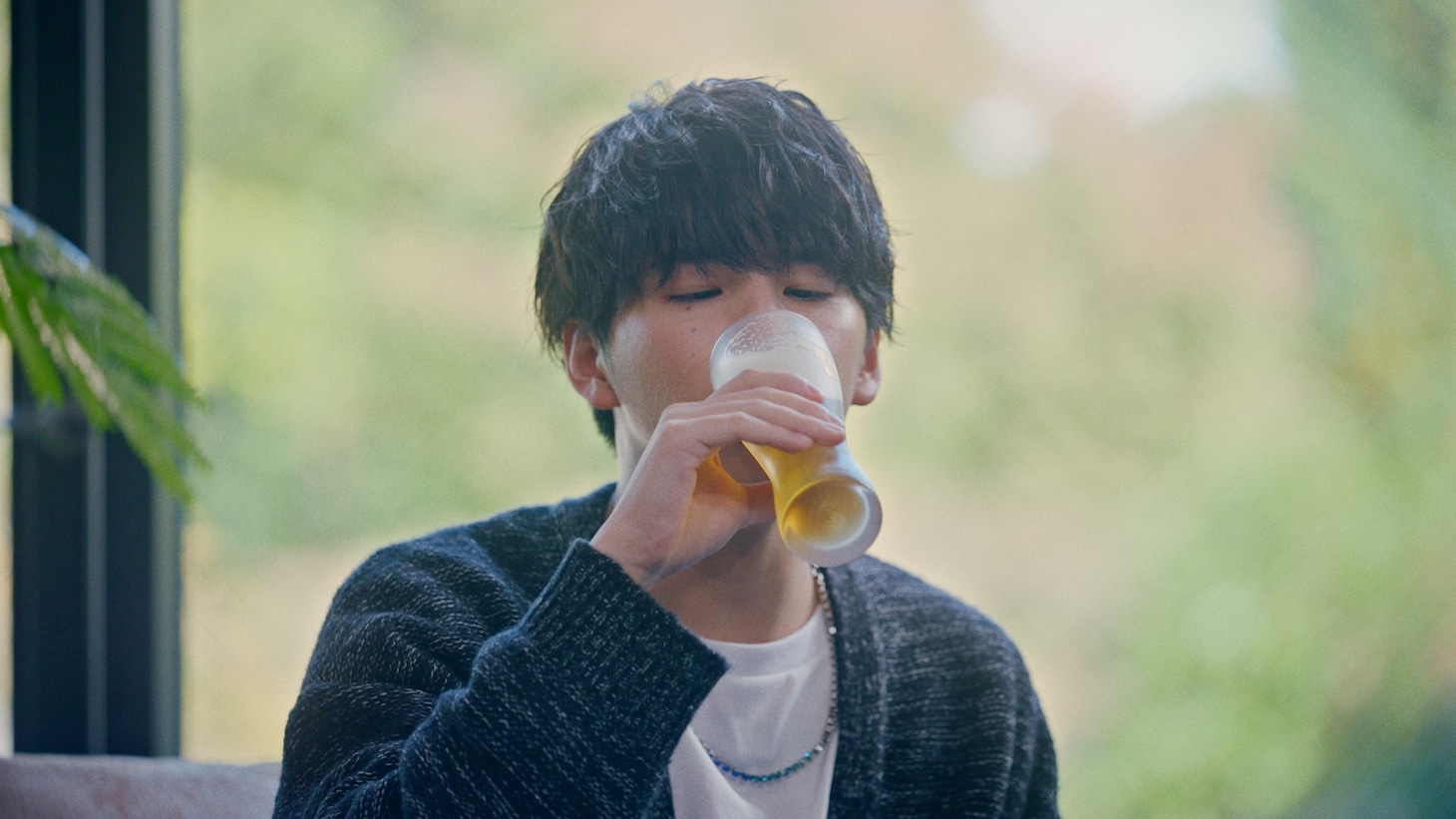 「これが私のおいしいビール 森進一 & Hiro（MY FIRST STORY）」編より。