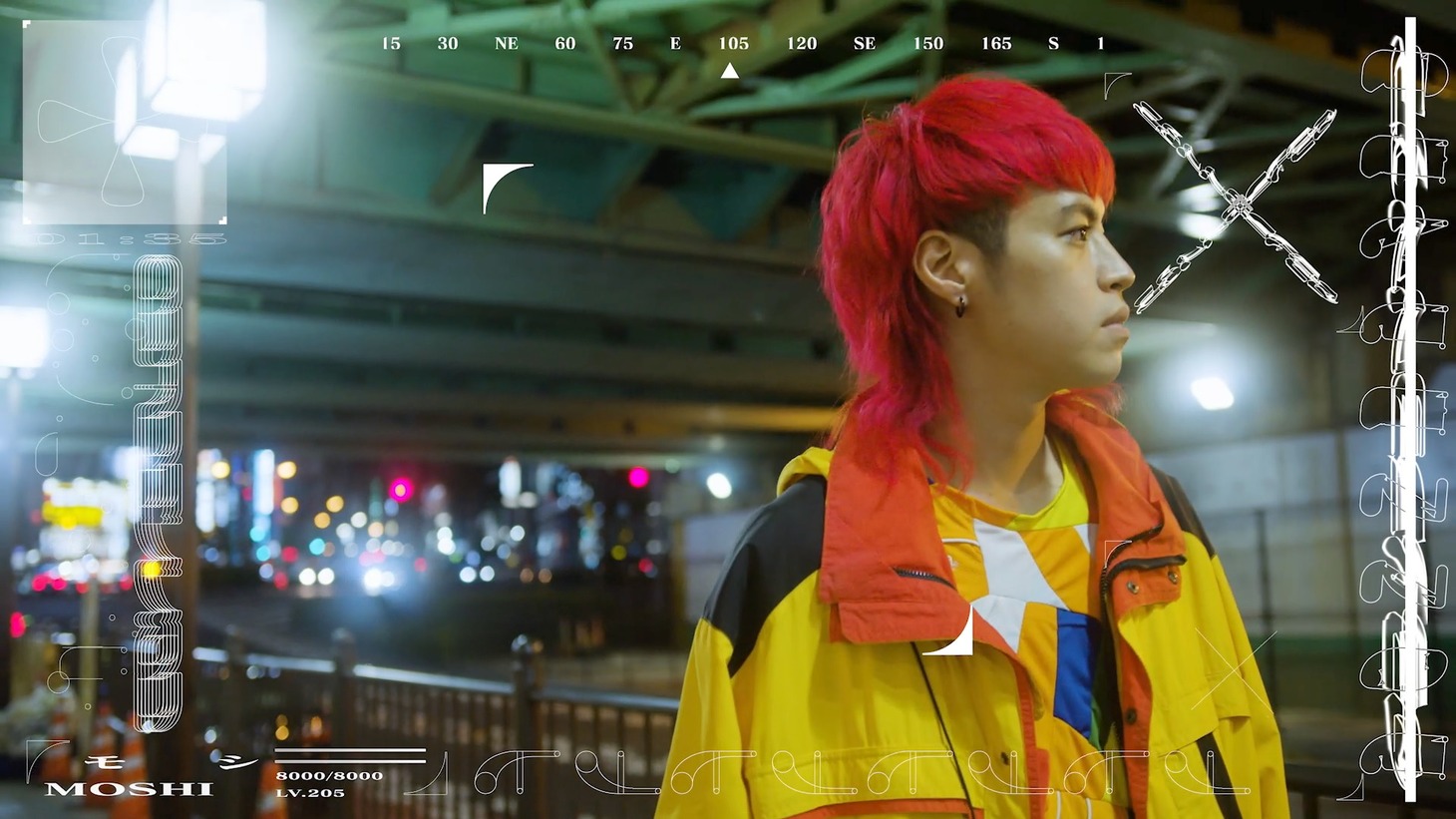 MÖSHI「Connected feat. ASOBOiSM」ミュージックビデオのサムネイル。