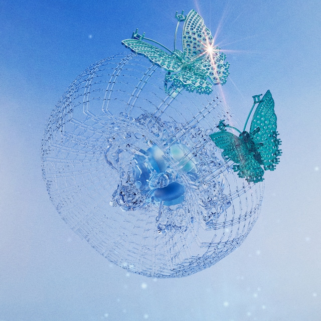 Lil Soft Tennis＆kZm「I feel on you」配信ジャケット