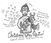 大江千里のイラスト。