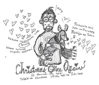 大江千里のイラスト。