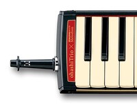 鈴木楽器製作所とコラボレーションした大橋トリオ限定モデルの鍵盤ハーモニカのビジュアル。