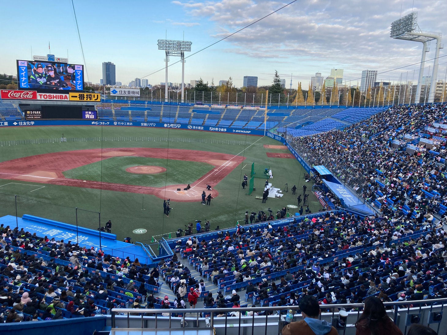 「東京ヤクルトスワローズファン感謝DAY2021」の様子。