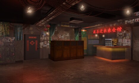 渋谷近未来会館の内装イメージ。