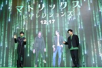 映画「マトリックス レザレクションズ」イベントの様子。