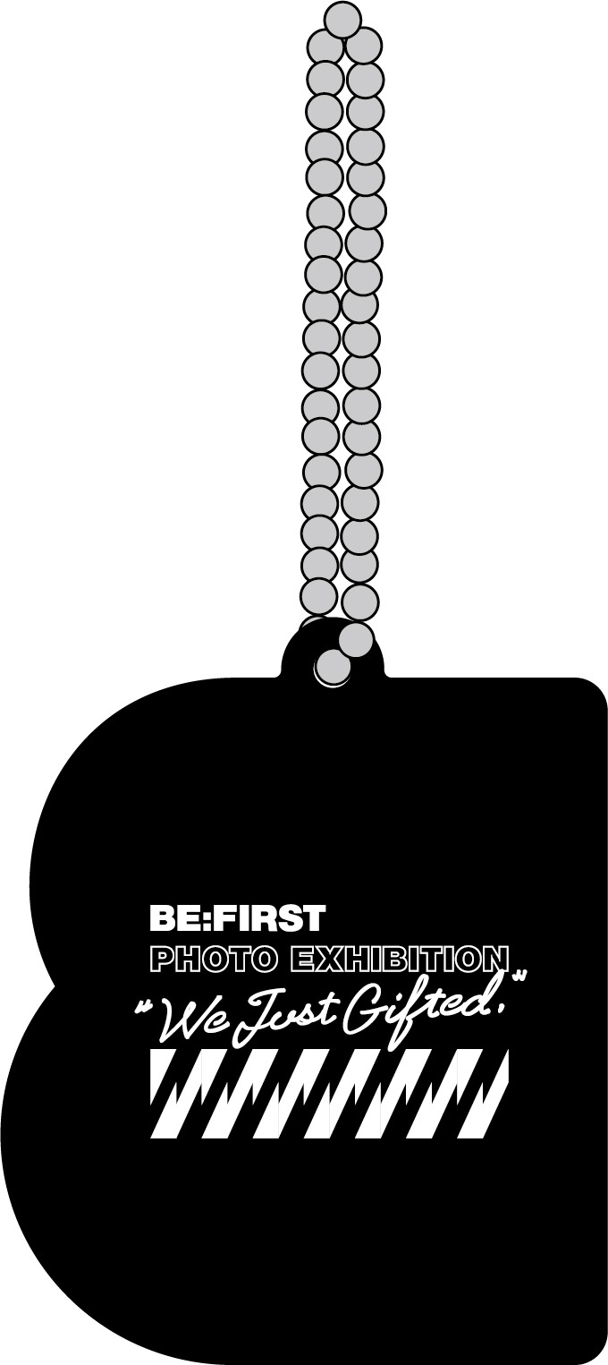 「BE:FIRST PHOTO EXHIBITION "We Just Gifted." Ver.2」ラバーキーホルダー裏面