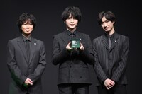 Kis-My-Ft2より北山宏光、玉森裕太、宮田俊哉。