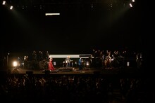 Awesome City Club「Awesome Talks One Man Show 2021 - to end the year -」の様子。（撮影：後藤啓太）