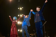 Awesome City Club「Awesome Talks One Man Show 2021 - to end the year -」の様子。（撮影：後藤啓太）