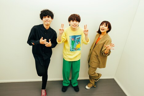 Saucy Dog（撮影：白石達也）