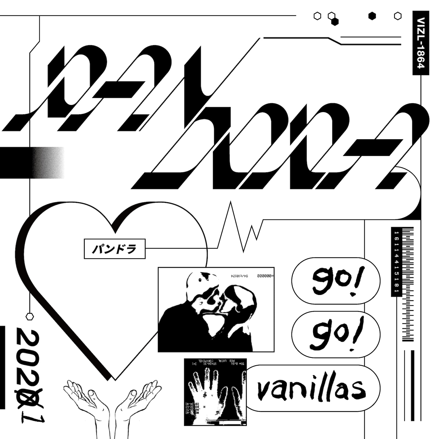 go!go!vanillas「ca$h from chao$（The Anticipation Illicit Tsuboi Remix）」ジャケット