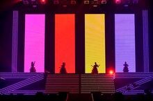 ももいろクローバーZ「ももいろクリスマス2021 ～さいたまスーパーアリーナ大会～」の様子。（撮影：高田真希子）