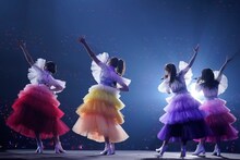 ももいろクローバーZ「ももいろクリスマス2021 ～さいたまスーパーアリーナ大会～」の様子。（撮影：増田慶）