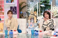 左から田中みな実、弘中綾香。(c)テレビ朝日