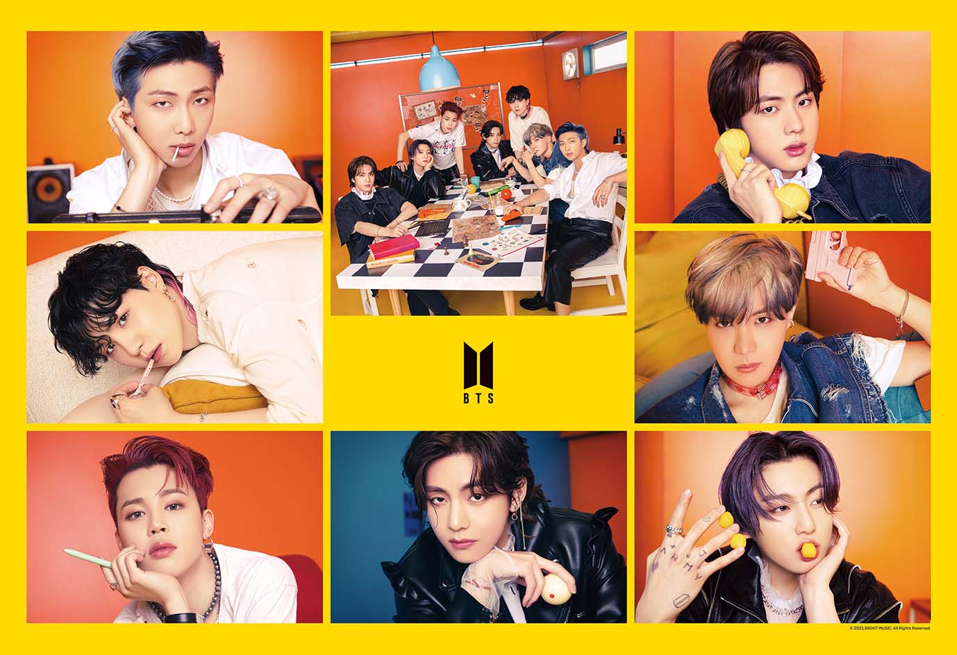 ジグソーパズル「Butter」 (c)2021 BIGHIT MUSIC. All Rights Reserved. (c)EPOCH