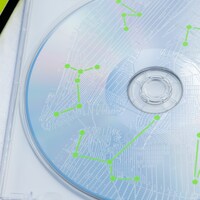 小沢健二「飛行する君と僕のために / 運命、というかUFOに（ドゥイ、ドゥイ）」CD盤面