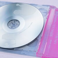 小沢健二「犬は吠えるがキャラバンは進む」再発盤のCD盤面。