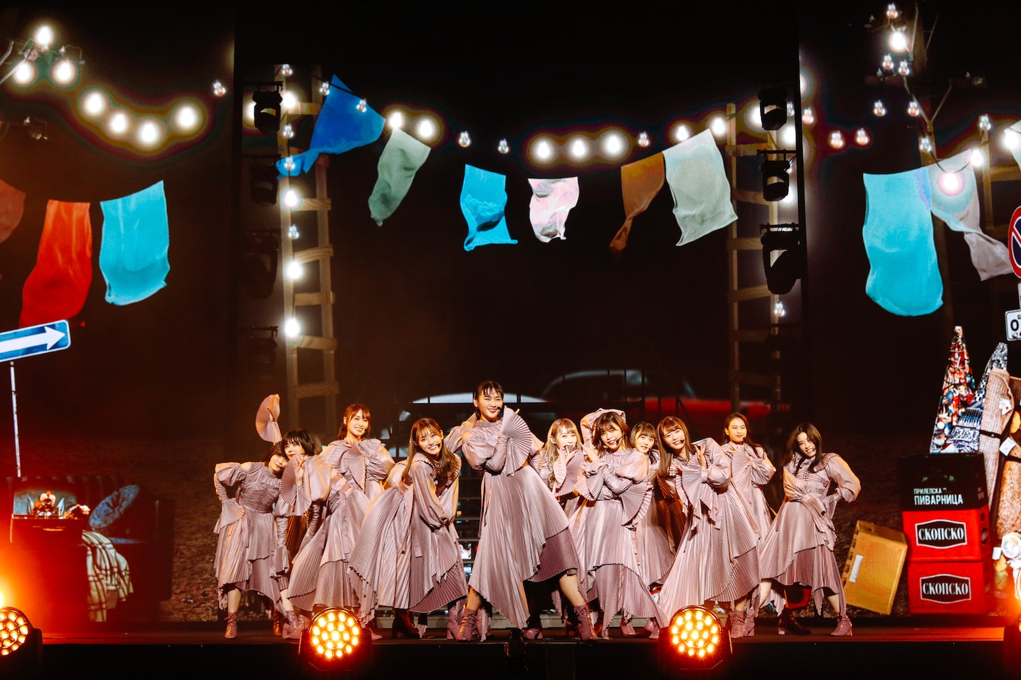 櫻坂46「1st YEAR ANNIVERSARY LIVE」の様子。（撮影：上山陽介）