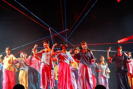 櫻坂46「1st YEAR ANNIVERSARY LIVE」の様子。（撮影：上山陽介）