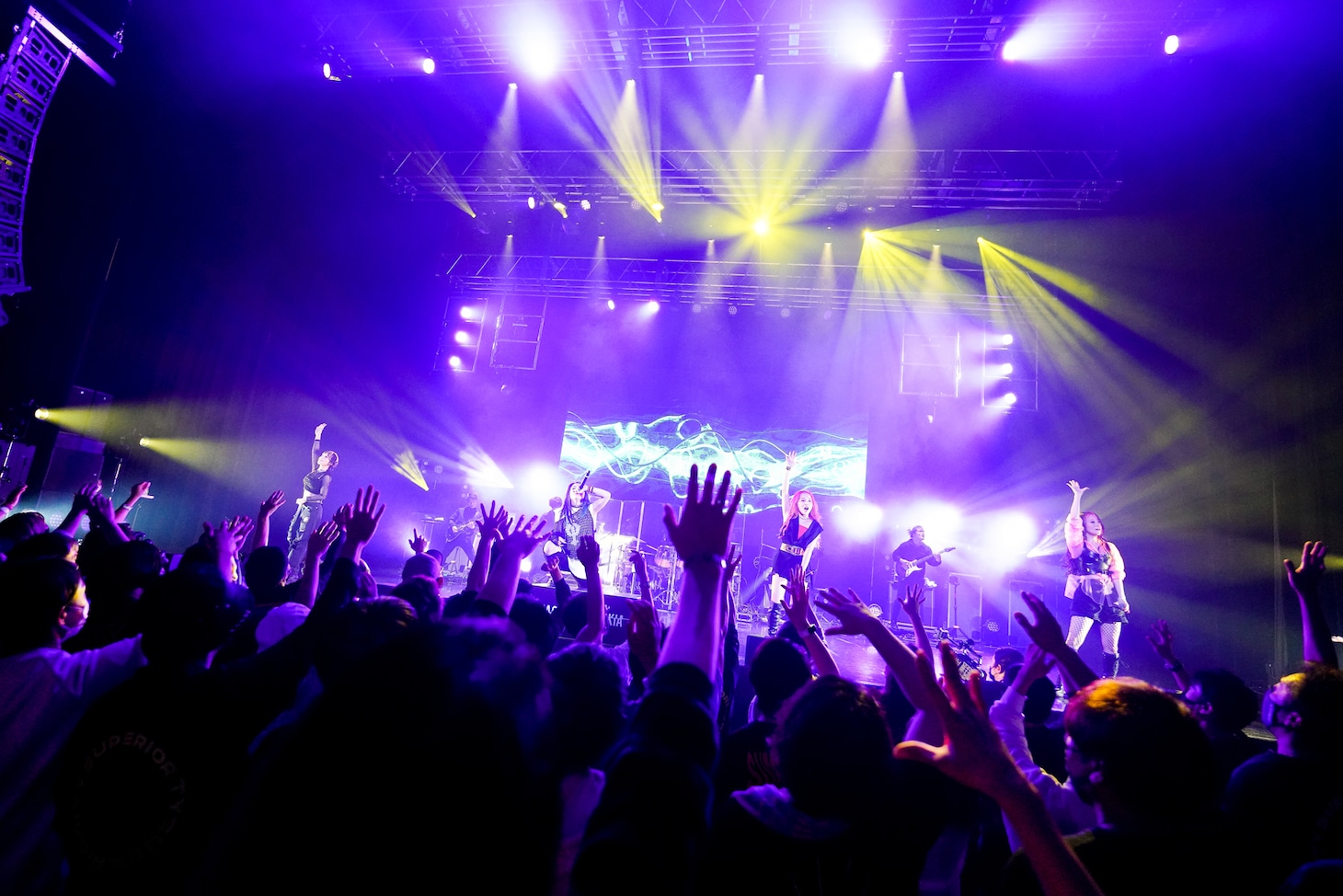 我儘ラキア「SUPERIORITY TOUR」東京・Zepp Haneda（TOKYO）公演の様子。（Photo by Rui Hashimoto）
