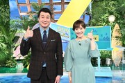 左から加藤浩次、江藤愛アナウンサー。 (c)TBS