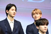 JO1取材会の様子。