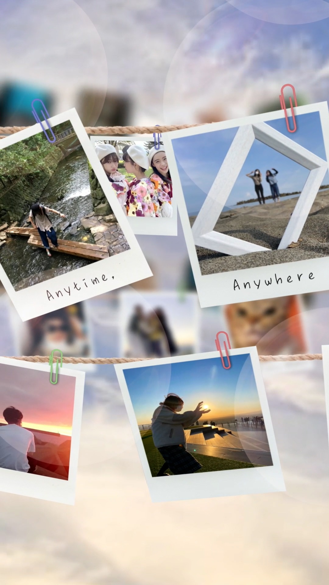 私立恵比寿中学「Anytime, Anywhere」リリックビデオより。