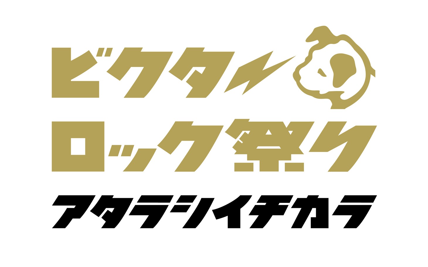 「ビクターロック祭り～アタラシイチカラ～」ロゴ