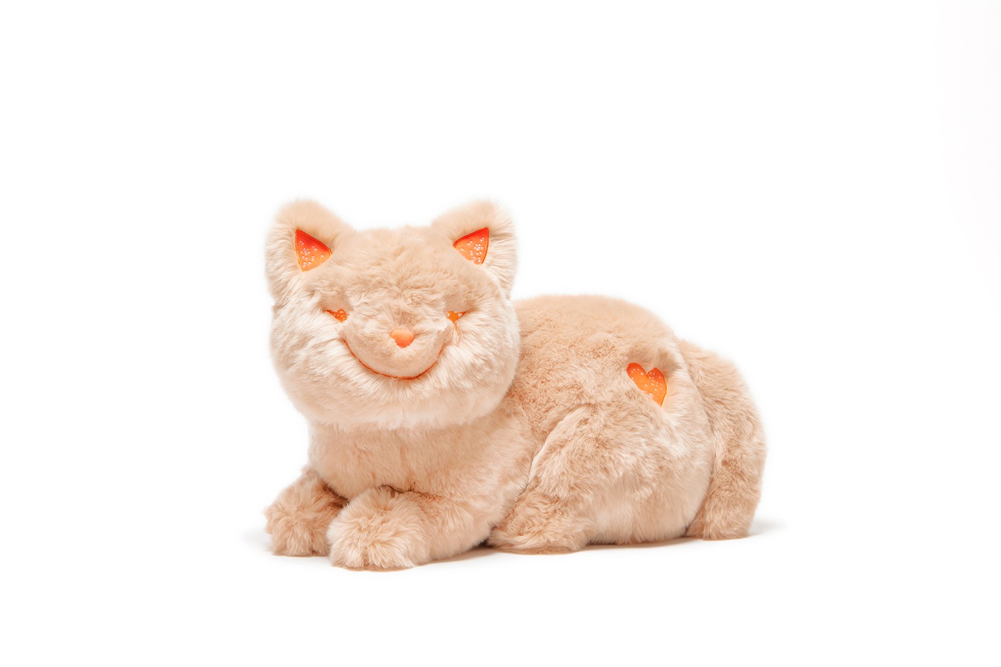 「リイシューねこちゃん Grande」アプリコットベージュ