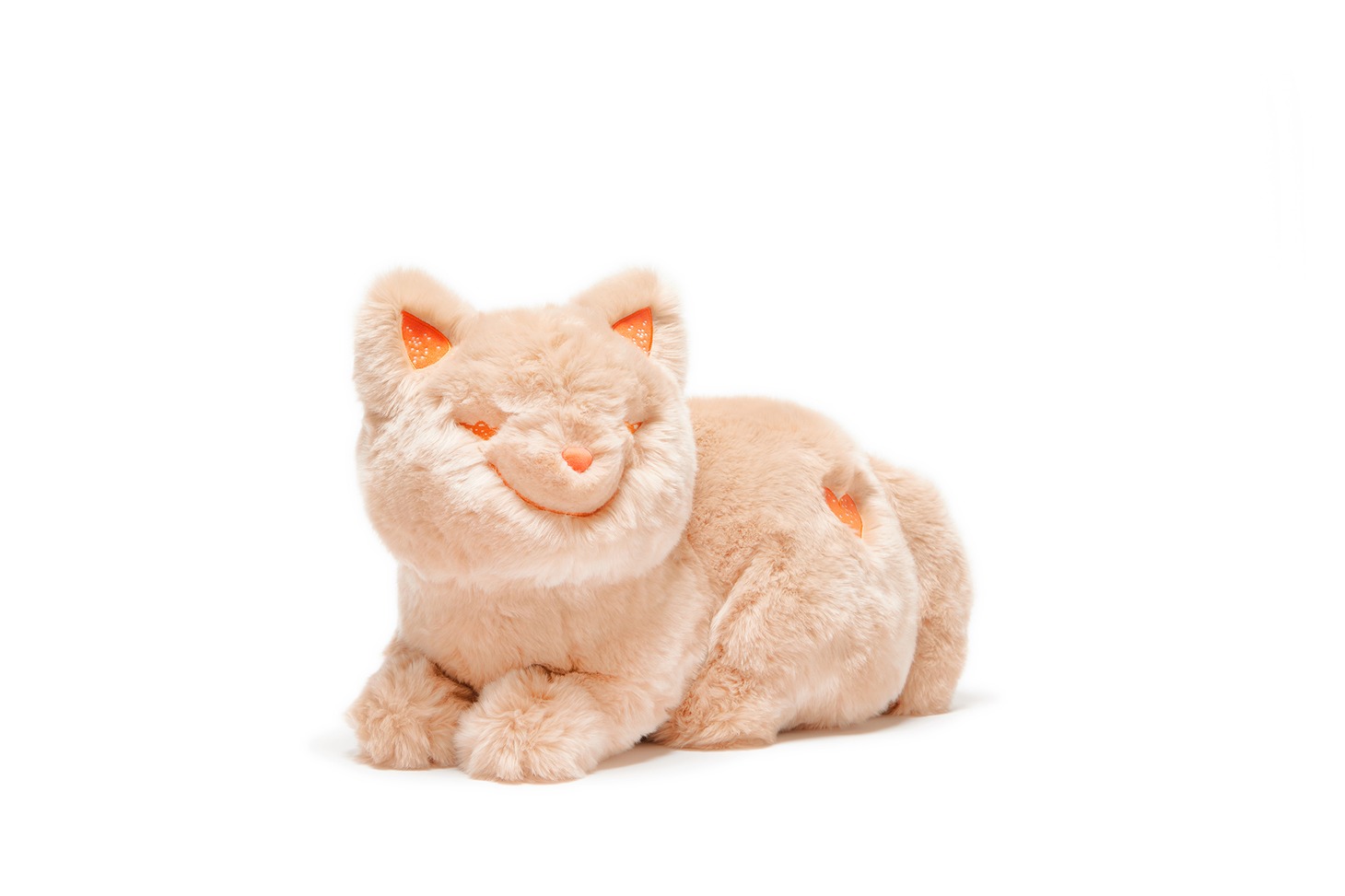 「リイシューねこちゃん Grande」アプリコットベージュ