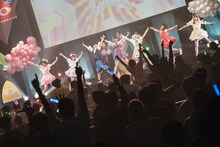 Appare!「天まで届け！竹の子収穫ツアー」東京・チームスマイル・豊洲PIT公演の様子。（撮影：真島洸）