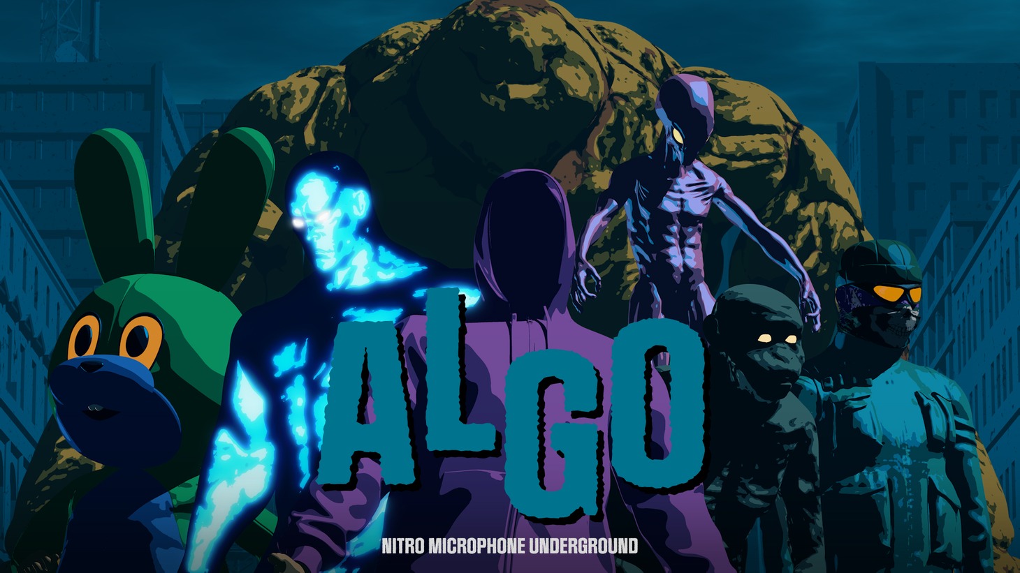 NITRO MICROPHONE UNDERGROUND「ALGO」ミュージックビデオより。