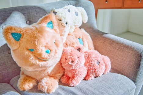 「リイシューねこちゃん Grande」と「リイシューねこちゃん」。