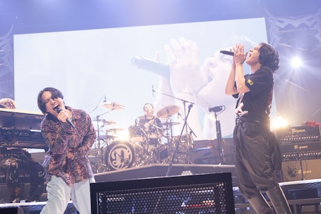 はっとり（マカロニえんぴつ）と北村匠海（DISH//）。