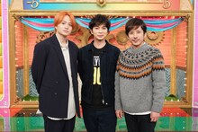 左から菊池風磨、松本潤、二宮和也。(c)日本テレビ
