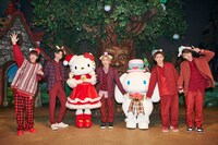 CUBERS「CUBERS Xmas Special Live 2021 in サンリオピューロランド」の様子。（撮影：上溝恭香）