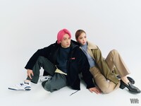 「ViVi」2022年2月号に登場する兼近大樹（EXIT）と藤田ニコル。