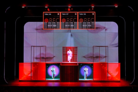 Perfume「Reframe Tour 2021」最終公演より。(撮影:上山陽介)