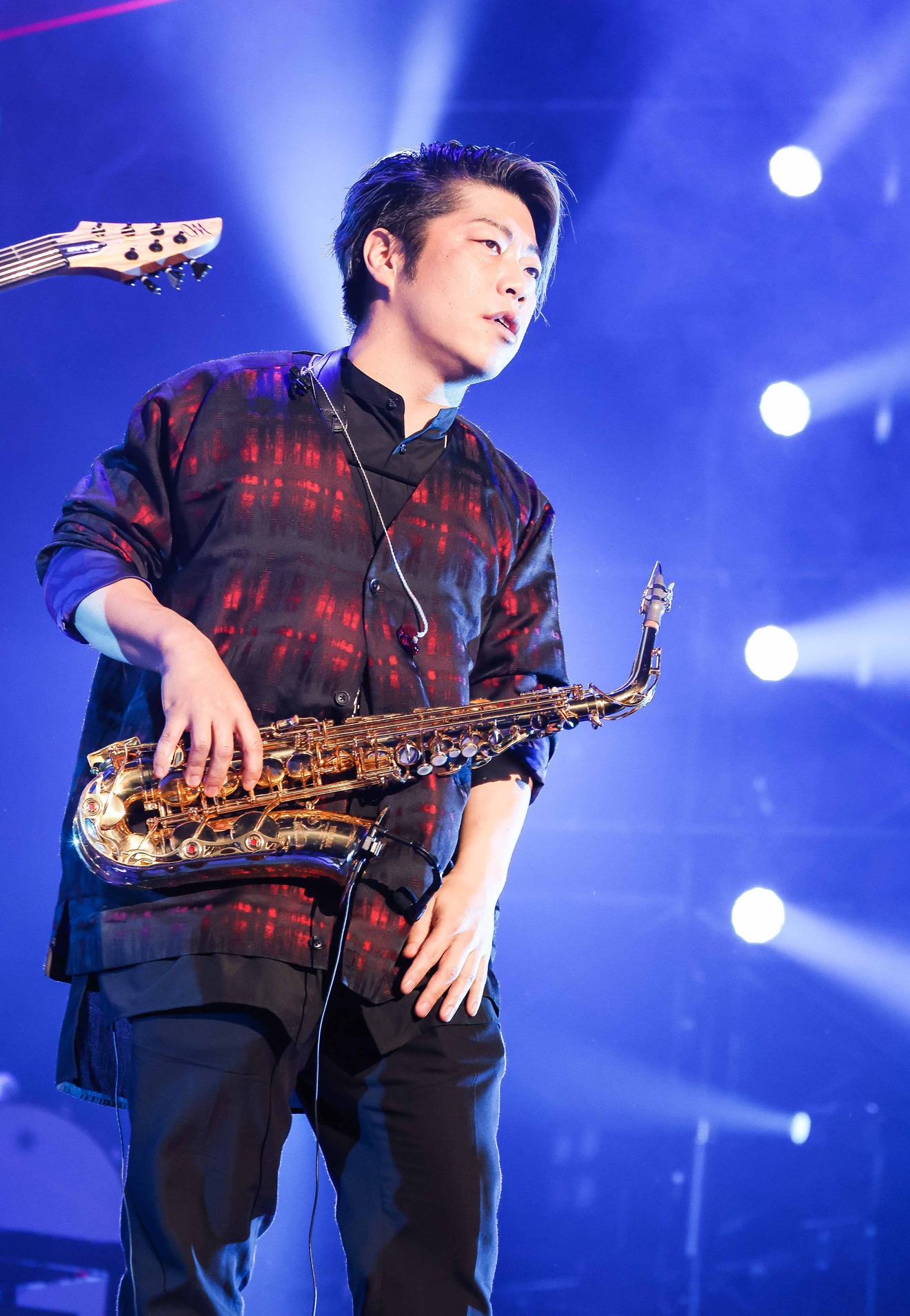 誠果（Sax, Manipulator）（撮影：森好弘）
