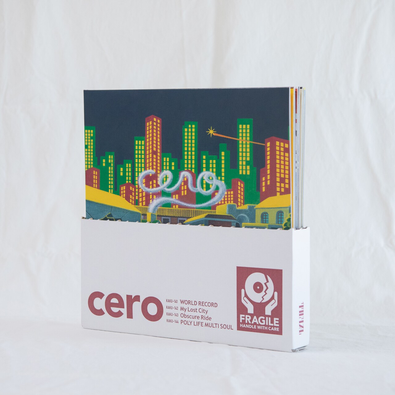 ceroアナログボックスセットイメージ - cero1stアルバム「WORLD