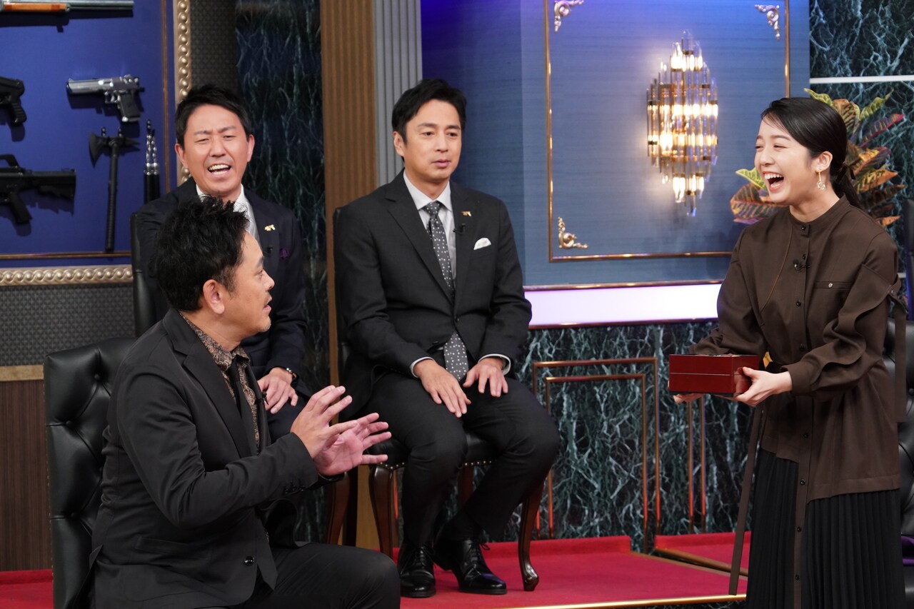 しゃべくりメンバーと上白石萌音。(c)日本テレビ - 「しゃべくり007