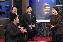 しゃべくりメンバーと上白石萌音。(c)日本テレビ