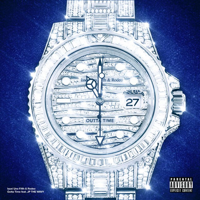 Issei Uno Fifth & Rodeo「Outta Time feat. JP THE WAVY」配信ジャケット