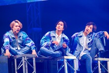 左から志村玲於、池田彪馬、柴崎楽。（撮影：笹森健一）