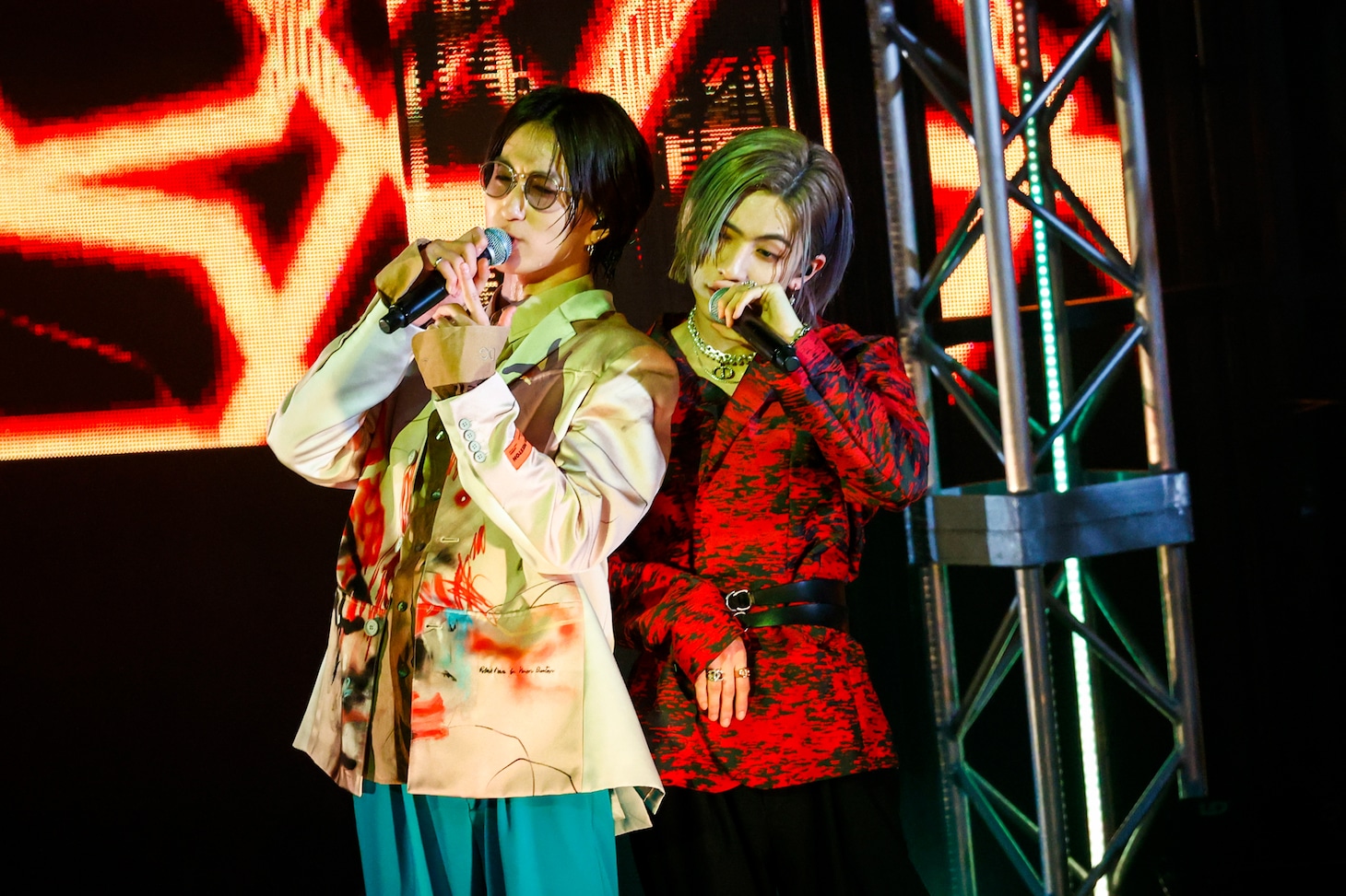 池田彪馬と田中洸希。（撮影：笹森健一）