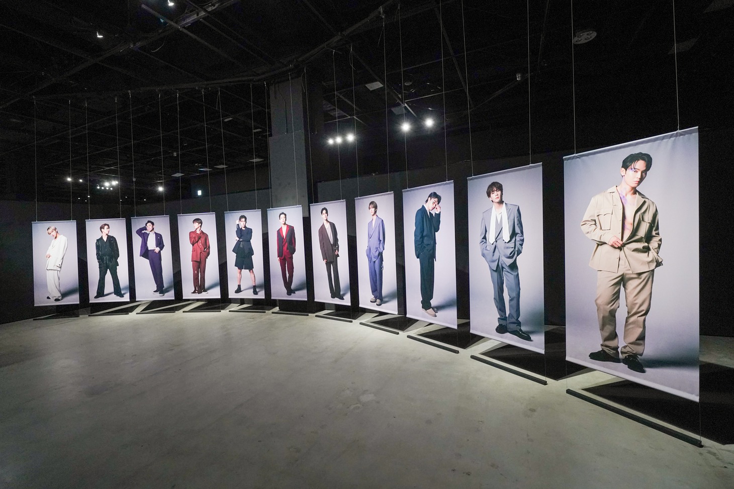 「JO1 EXHIBITION in Gallery AaMo」の様子。