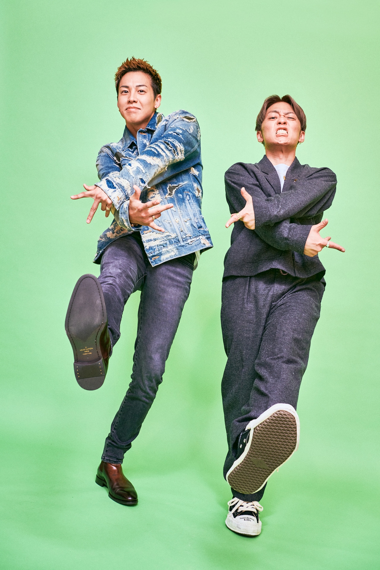 左からRIKU、Show-hey。